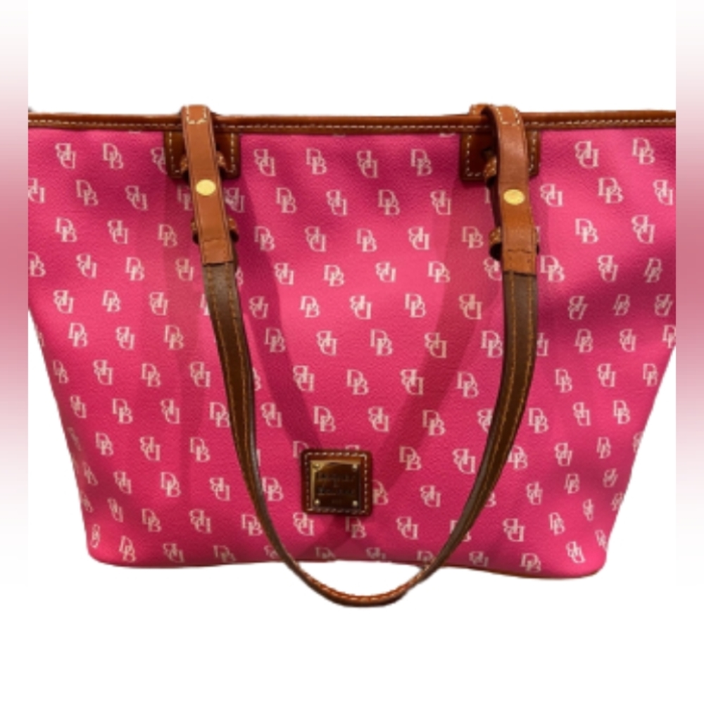 Authentic Dooney & Bourke Monogrammed Gretta Leisure Shopper NEW NEVER USED